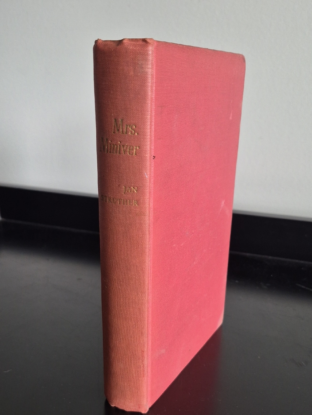 Mrs. Miniver Hardcover Book - Pink Cloth Binding